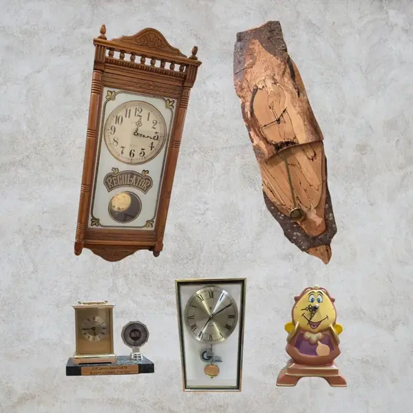 Wall, mantel and novelty clocks
